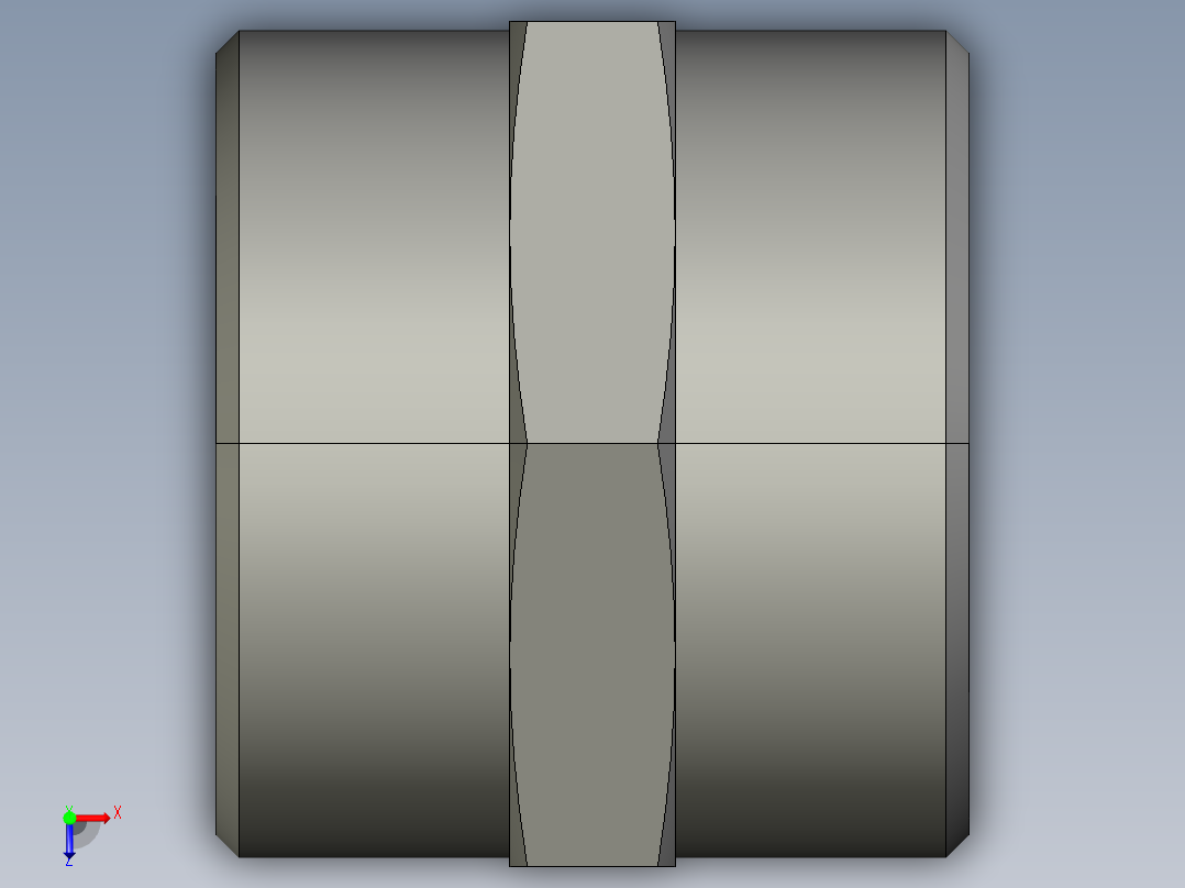 卡套式工业通用硬管接头EO Union G35LCFX俯视图