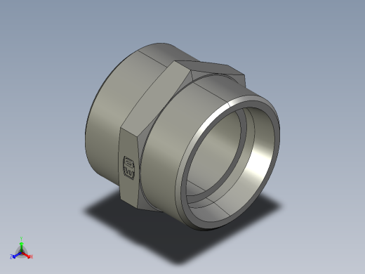 卡套式工业通用硬管接头EO Union G35LCFX正等轴测缩略图