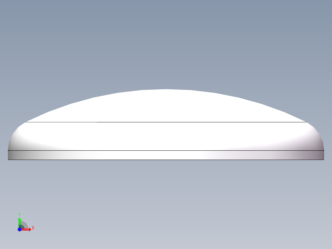 THB碟形封头DN850前视图