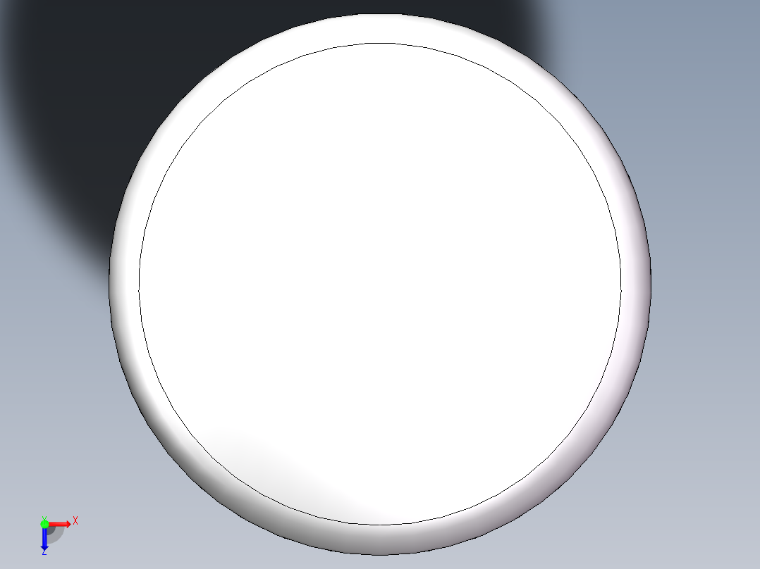 THB碟形封头DN850俯视图