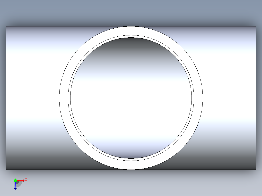 CPVC管件01-Sch80_Tee_SxSxS_9801-060_6in俯视图