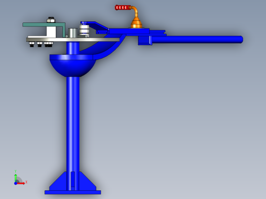 手动钢筋弯管机前视缩略图