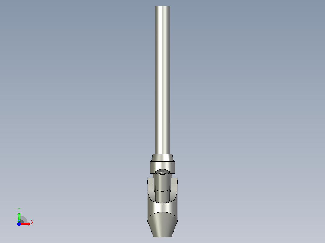 基恩士SJ-S01Wblower_kc图纸模型前视图