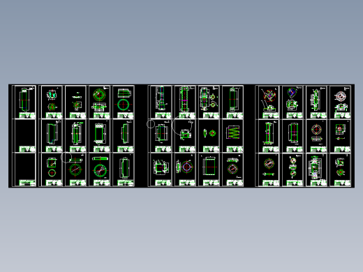 水处理气浮机（装配及零件）