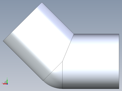 CPVC管件08-Sch80_45Elbow_SxS_9817-002_0.25in后视缩略图