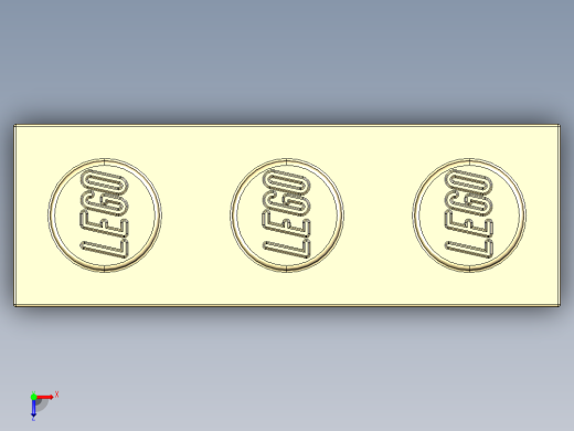 乐高套装 4421基本积木-4162465 - 3622 Brick Yellow - Tan Brick 1 x 3.STEP俯视缩略图