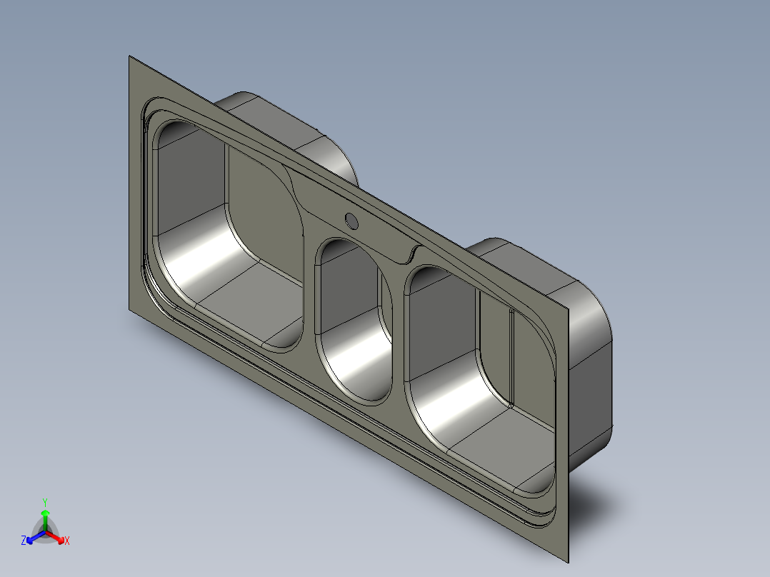 水槽、不锈钢水槽(143)正等轴测图