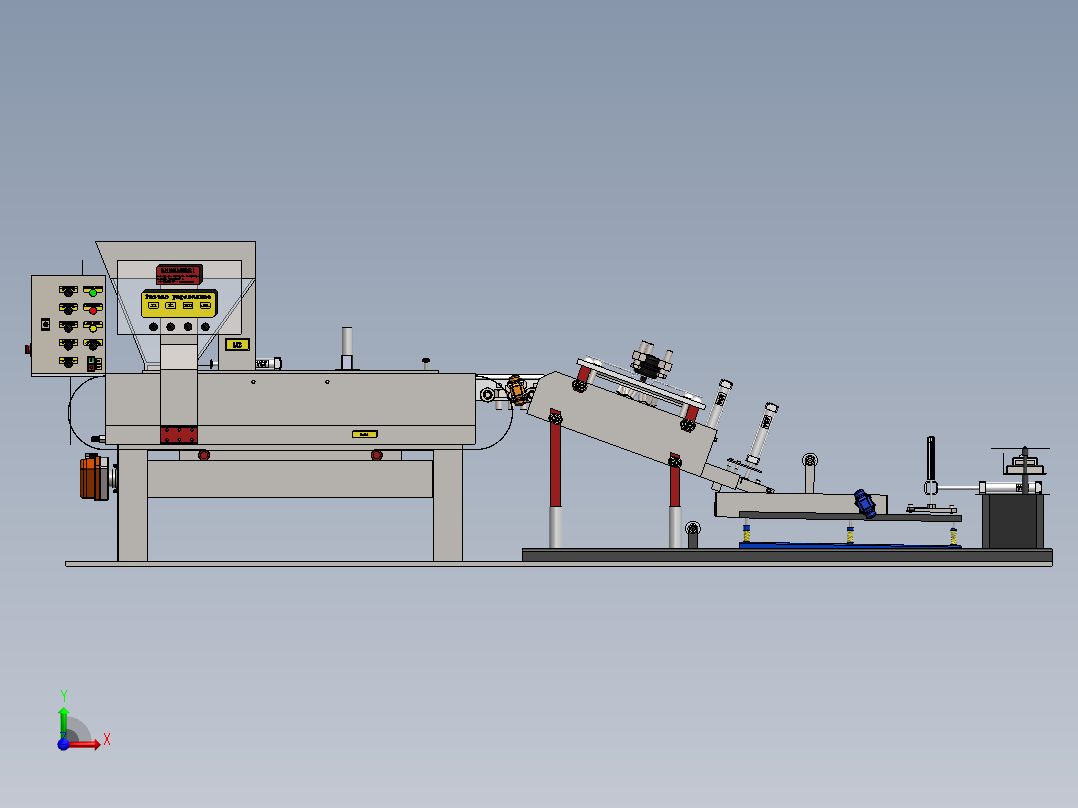 食品包装机sw20可编辑前视图