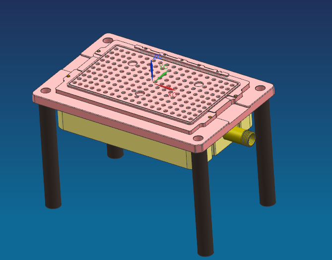 金属外壳CNC铣外观面工装治具模型三维+CAD