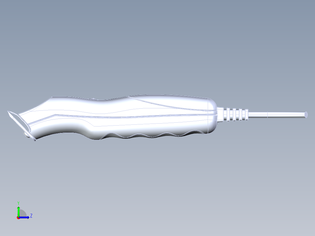 理发器造型左视图