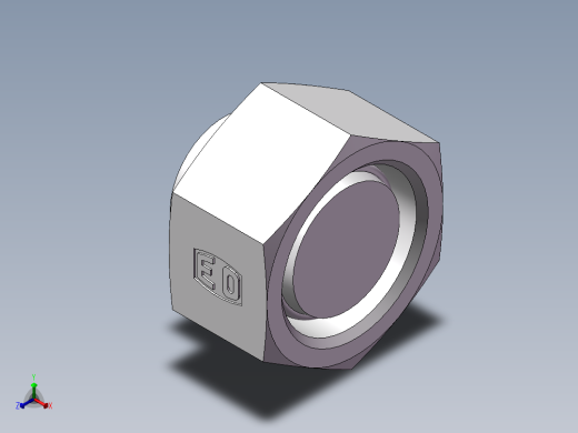 锥孔螺堵、9C-30正等轴测缩略图