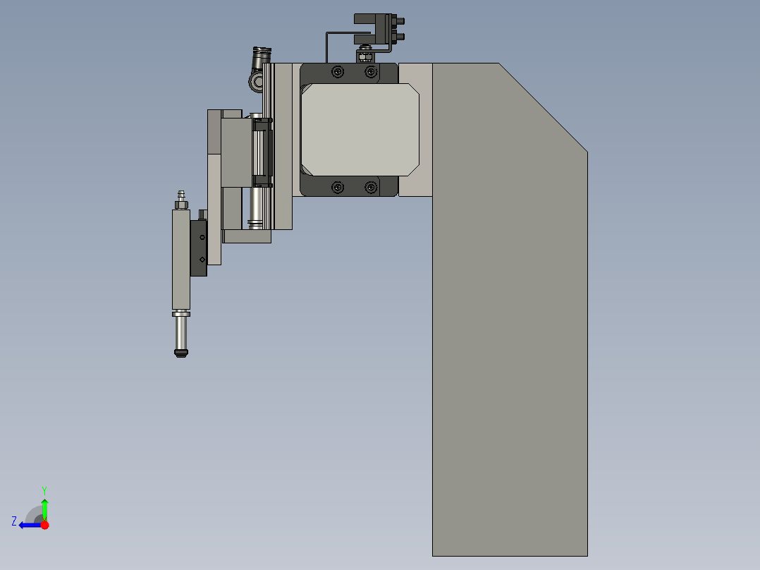 伺服搬运检测机构右视图