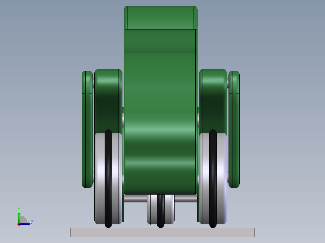 青蛙玩具左视图
