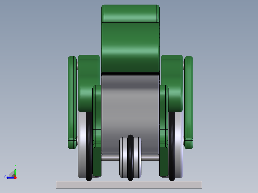 青蛙玩具右视图