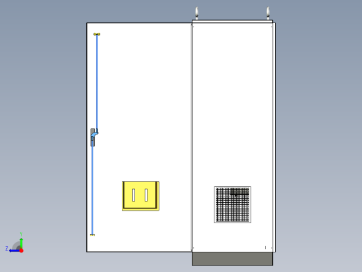 三柜组装双电源630Aplc控制柜 55291右视缩略图