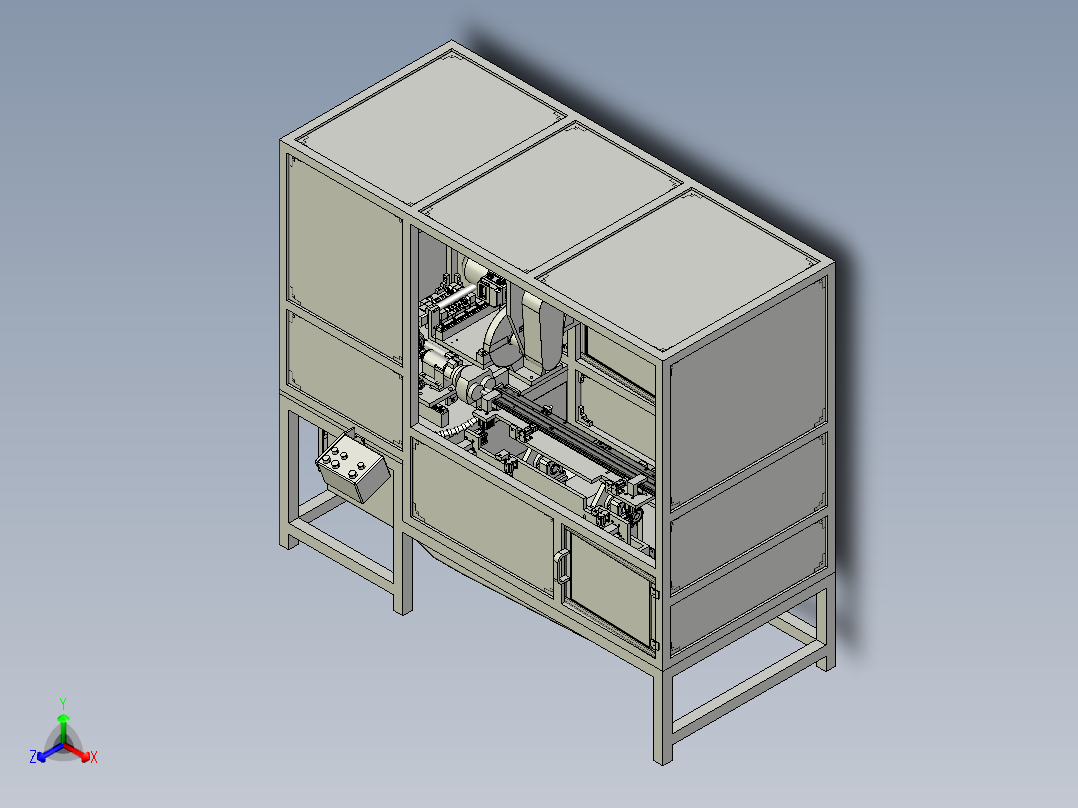 汽车天窗导轨锯切倒角机