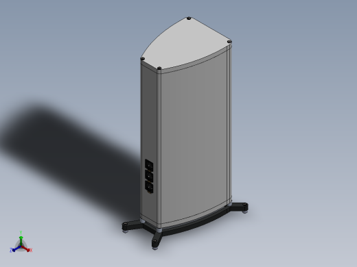 扬声器、喇叭(32)正等轴测缩略图