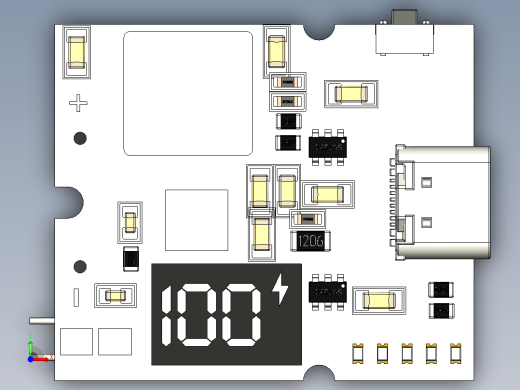 LX-PB225M快充22.5W Type C前视缩略图