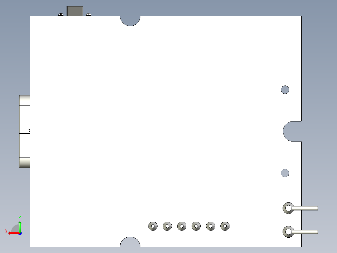 LX-PB225M快充22.5W Type C后视图