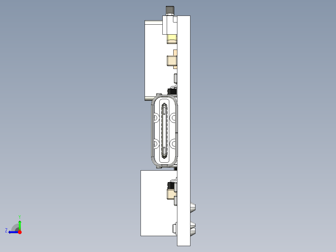 LX-PB225M快充22.5W Type C右视图