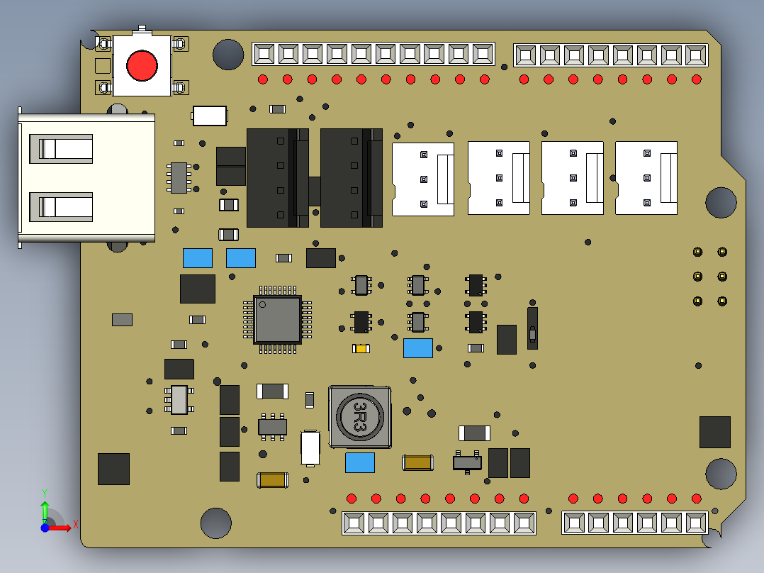 A0003355-USB 主机端口前视图