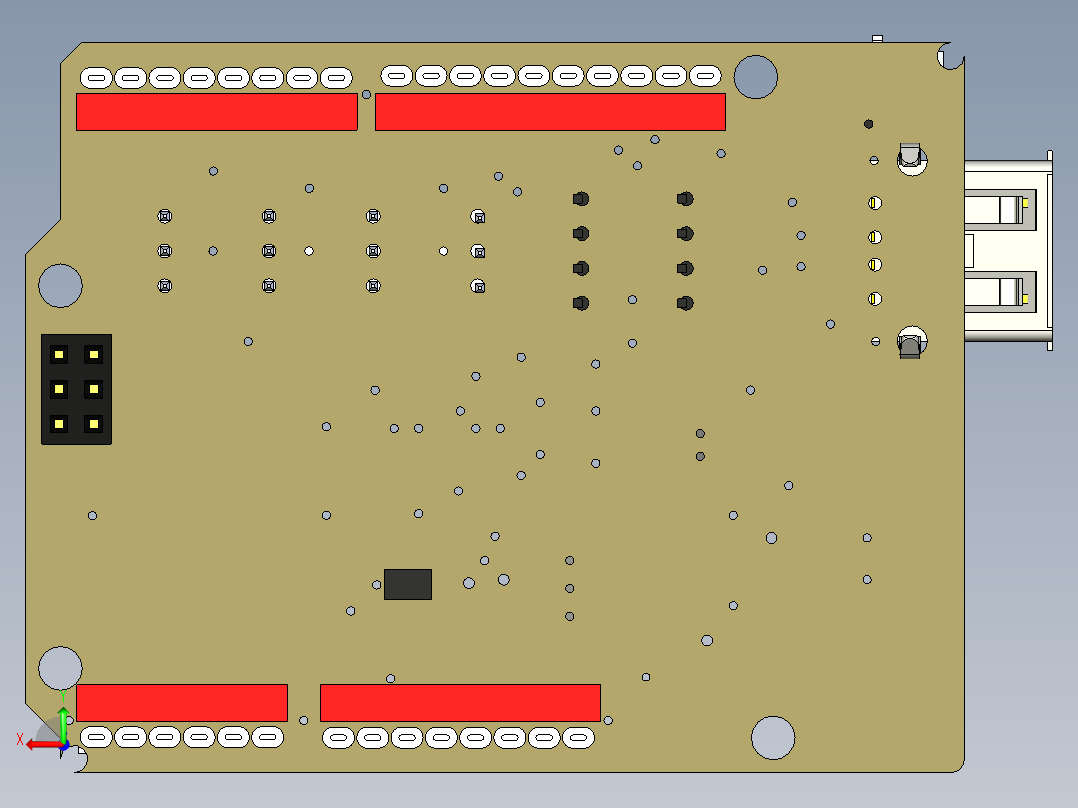 A0003355-USB 主机端口后视图