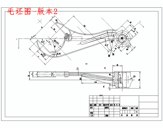 一四档变速叉-一四挡变速叉的钻M12螺纹孔夹具设计及加工工艺装备含4张CAD图缩略图