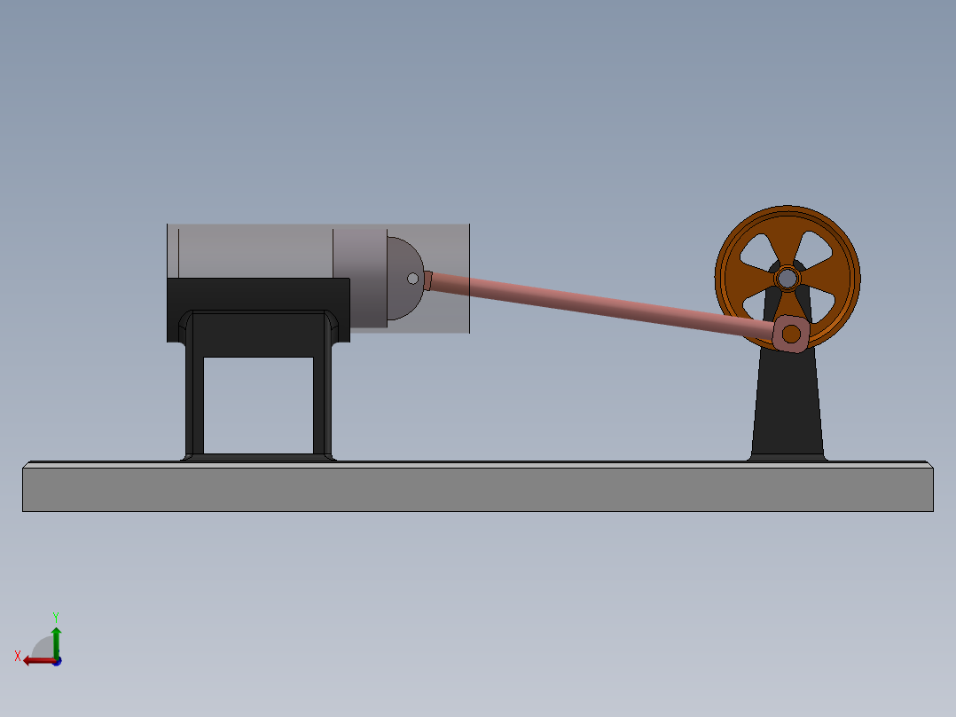 蒸汽机oscillating-cylinder-steam-engine-3831-模型格式为 sw后视图