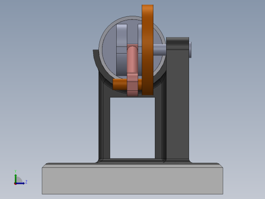 蒸汽机oscillating-cylinder-steam-engine-3831-模型格式为 sw左视缩略图