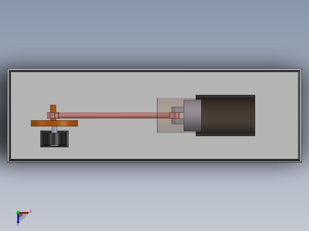 蒸汽机oscillating-cylinder-steam-engine-3831-模型格式为 sw俯视图