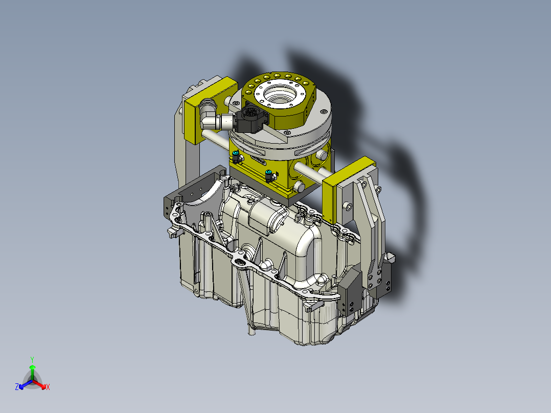 壳体抓手02正等轴测图