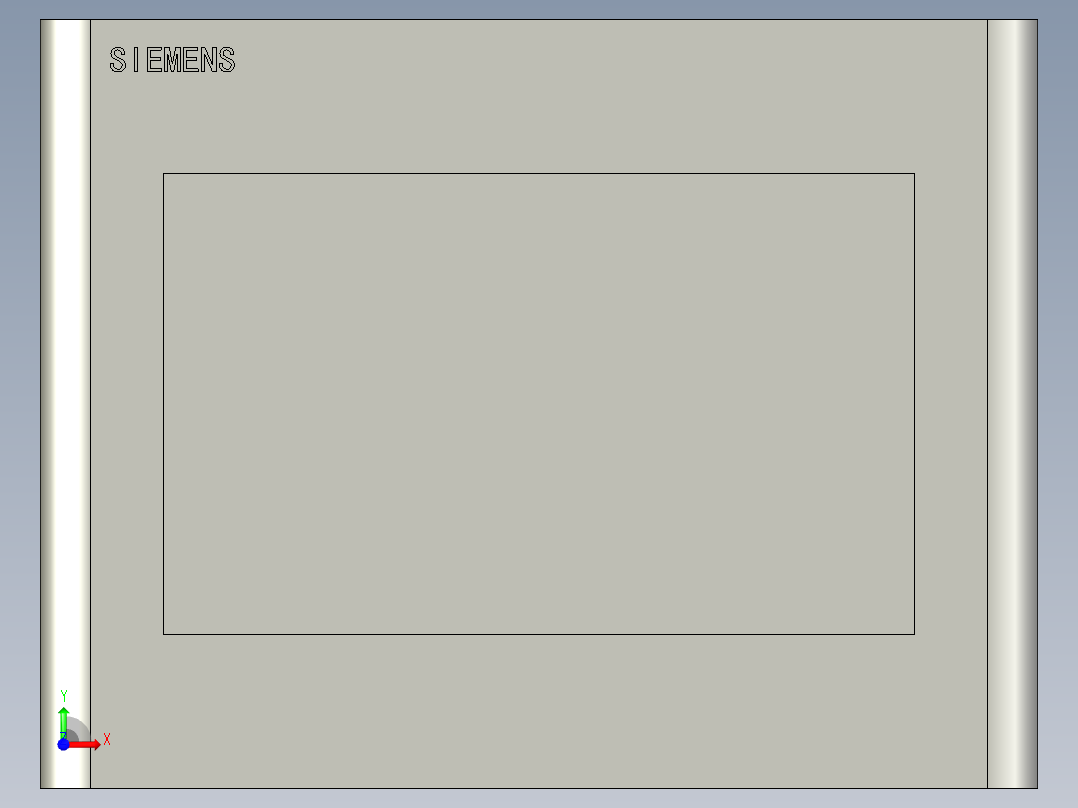 西门子102英寸操作面板--R30前视图