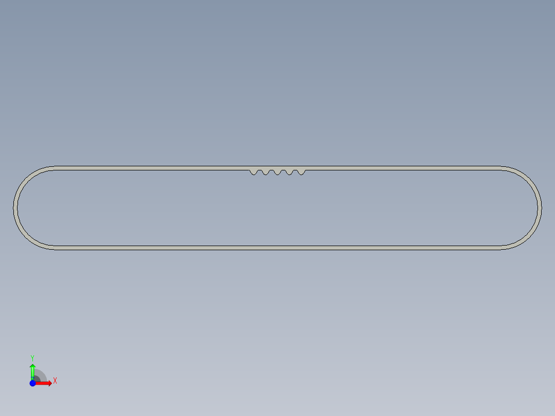同步带S5M-150-475前视图