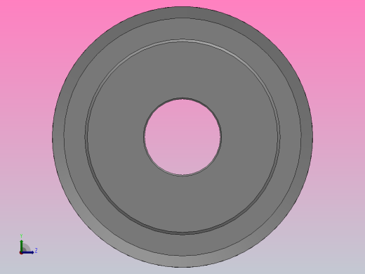 小凸缘型梯形齿同步带轮T5型_ST5DC-28-10-dc14-A左视缩略图