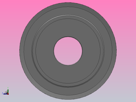 小凸缘型梯形齿同步带轮T5型_ST5DC-28-10-dc14-A右视缩略图