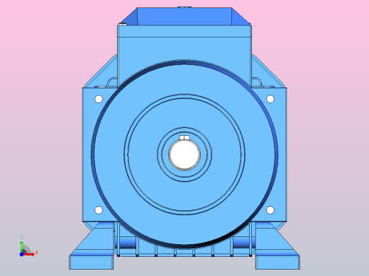 IM B3 H80-180(YE2、YE3)通用电机[YE2-90L-2-B3]前视缩略图