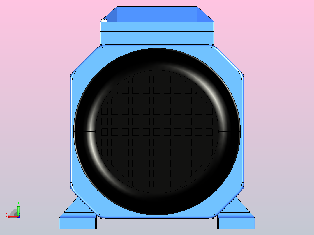 IM B3 H80-180(YE2、YE3)通用电机[YE2-90L-2-B3]后视图