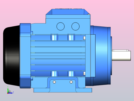IM B3 H80-180(YE2、YE3)通用电机[YE2-90L-2-B3]左视缩略图