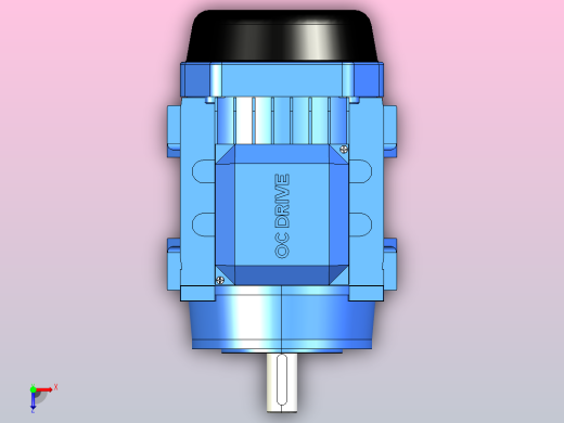 IM B3 H80-180(YE2、YE3)通用电机[YE2-90L-2-B3]俯视缩略图