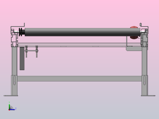辊道输送线滚筒输送线左视缩略图