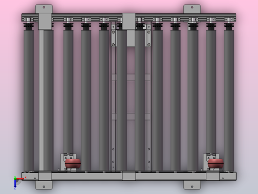 辊道输送线滚筒输送线俯视缩略图