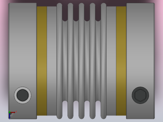 BW-T波纹管联轴器胀紧套型[BW82C-16-16]俯视缩略图