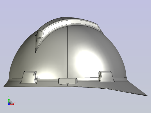 安全头盔 stp前视缩略图