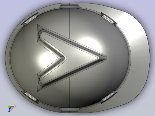 安全头盔 stp俯视缩略图