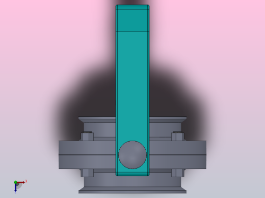 IDSX-07卡箍式手动蝶阀[IDSX-07-4s]俯视缩略图