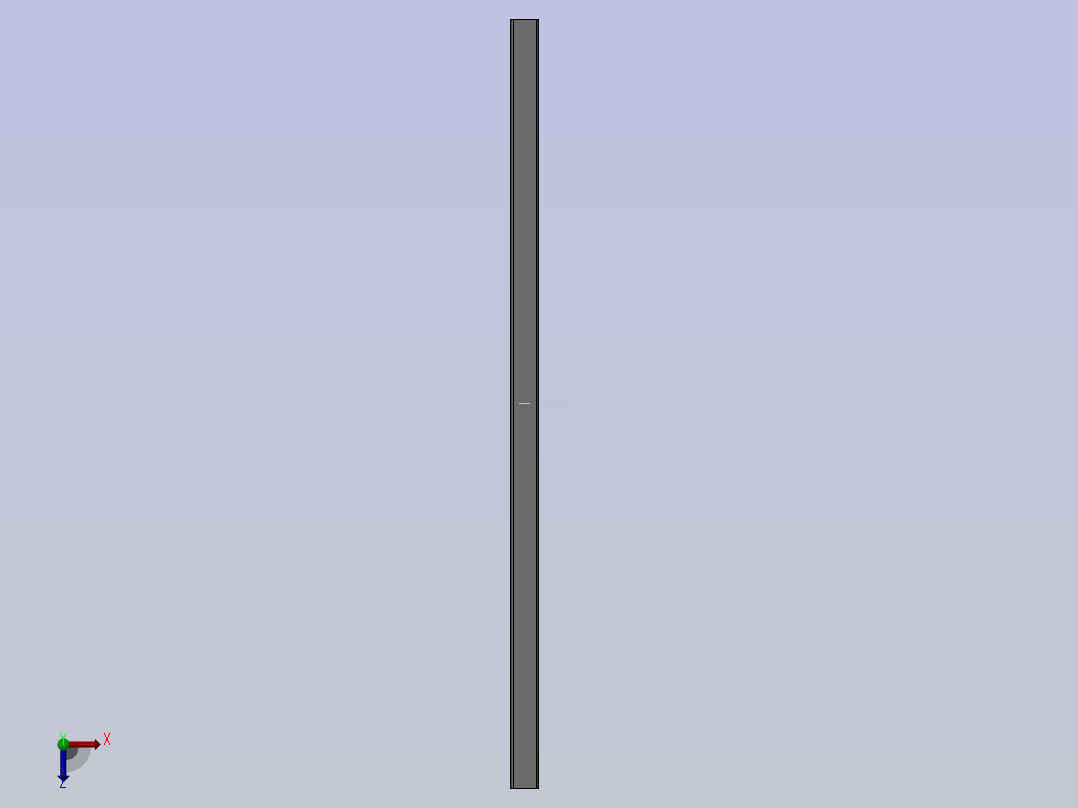 方通40×20×1．2x445(普通钢)俯视图