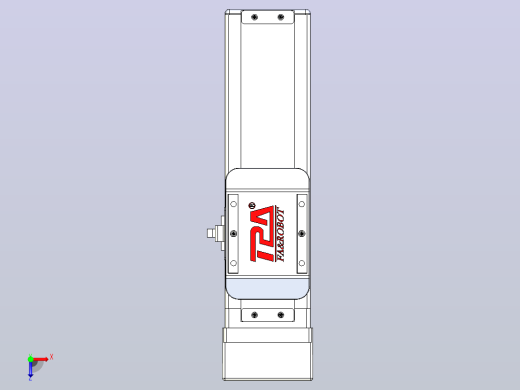 滚珠丝杠直线轴带导轨全封闭TPA-HCR-65S-1610C-L100-MP-Y-P20-N3俯视缩略图