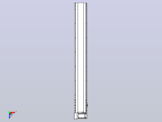 皮带直线轴半封闭可选导轨TPA-HNB-175D-140-L1250-LU-C-P75-N3俯视缩略图