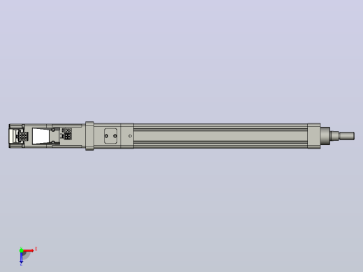 轻载电动缸TPA-ESR25-1002C-L200-M-W-P10-C3俯视缩略图