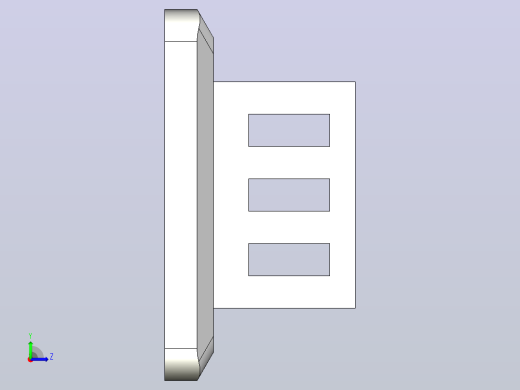 多功能取暖器(3D模型+说明书+视频+工程图)左视缩略图